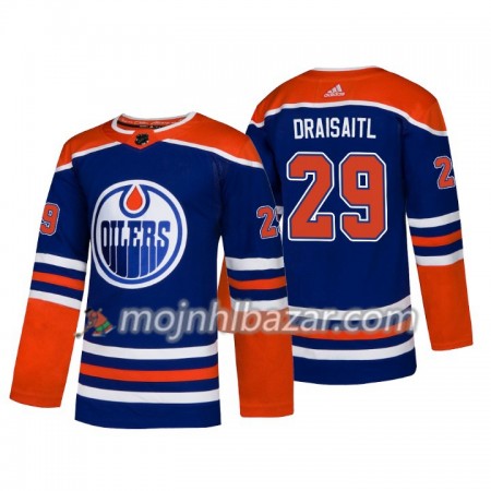 Dresovi Edmonton Oilers Leon Draisaitl 29 Adidas 2018-2019 Alternate Authentic - Muške